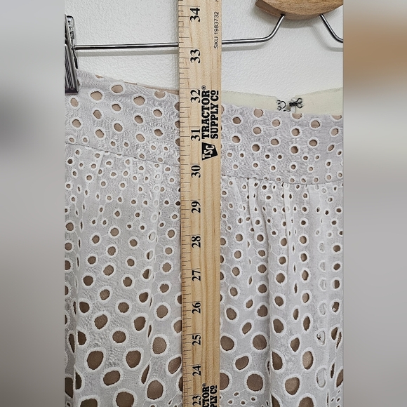 New Alice and Olivia Women's Wide Leg Pants in White Size - Picture 9 of 12